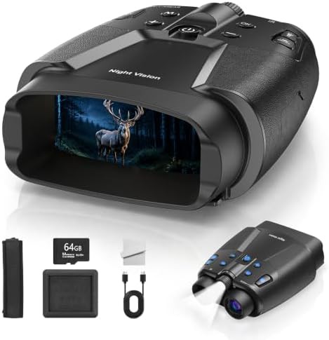 Digital night vision binoculars for hunting