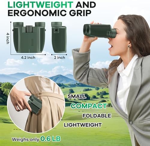 Waterproof 10x25 bird watching optics — photo 4