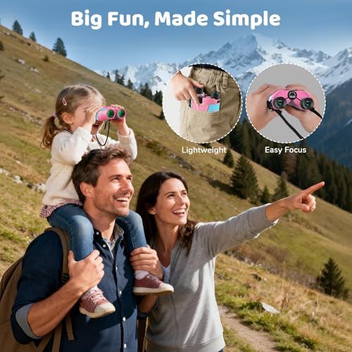 15x25 pink kids bird binoculars — photo 5