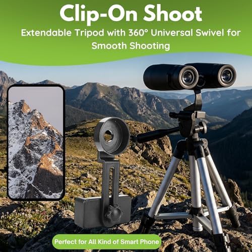 Waterproof binoculars with compact tripod — photo 5