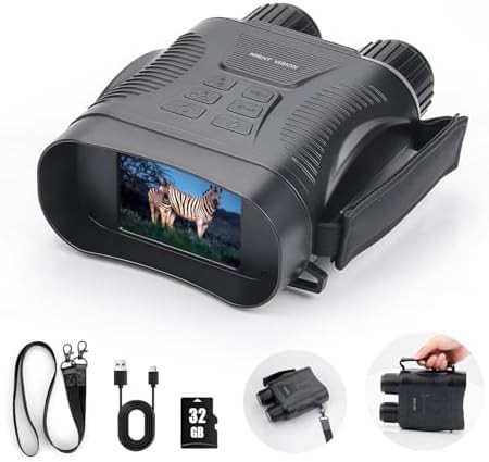 Digital zoom infrared goggles for animals