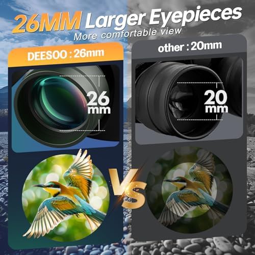 Deesoo 20x52 high powered green binoculars — photo 3