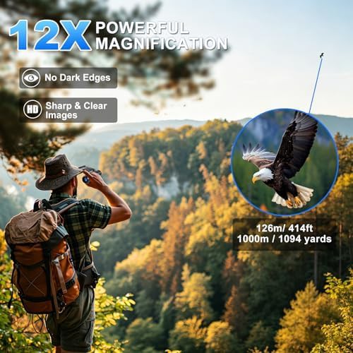 Compact foldable binoculars with high power — photo 5