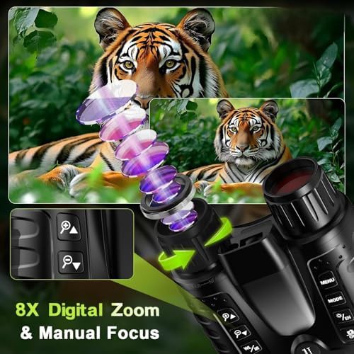 Digital night vision goggles with large screen — photo 4