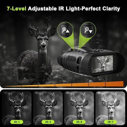 Digital night vision goggles with large screen — photo 5