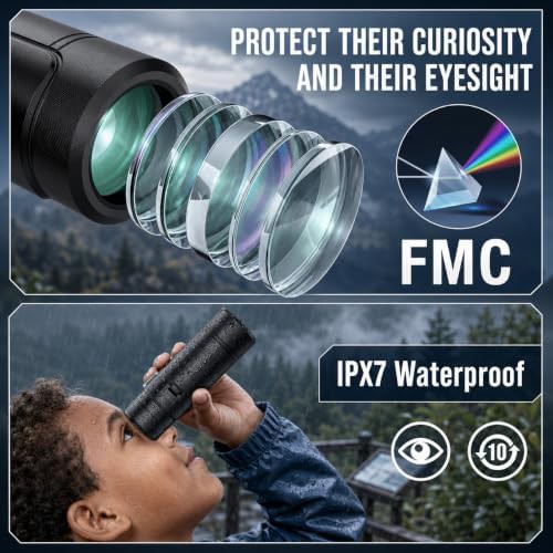 Waterproof travel binoculars 10x26 — photo 3