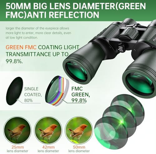 High Powered 20x50 Camping Binoculars — photo 5