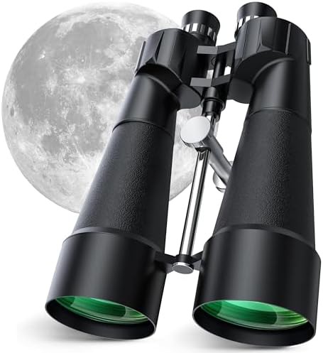 Giant lens binoculars for stargazing and range
