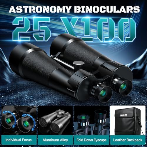 Giant lens binoculars for stargazing and range — photo 4