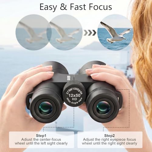 High power 12x50 cruise and travel binoculars — photo 5