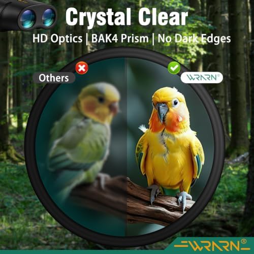 Black compact binoculars for bird watching — photo 3