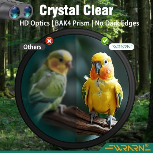 Grey compact binoculars for bird watching — photo 3