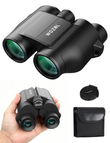 20x25 Compact Binoculars for Adults & Kids High Powered for Bird