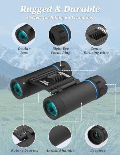 Compact pocket binoculars for adults — photo 4