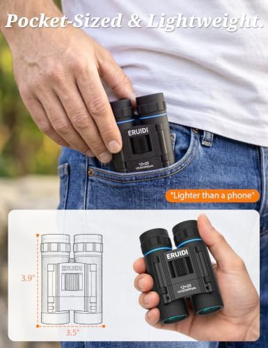 Compact pocket binoculars for adults — photo 5