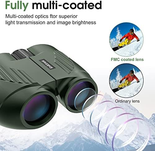 Green high powered binoculars for adults — photo 3