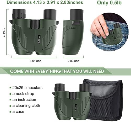 Green high powered binoculars for adults — photo 4