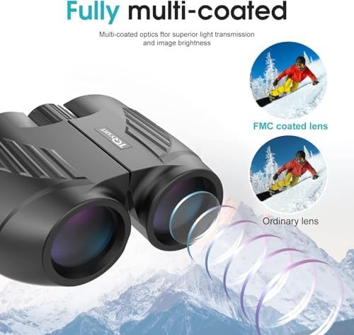 Black high powered binoculars for adults — photo 3
