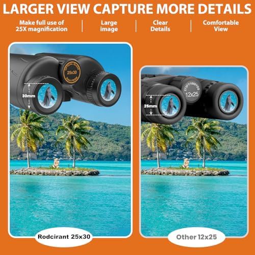 High definition binoculars with phone and tripod adapters — photo 3