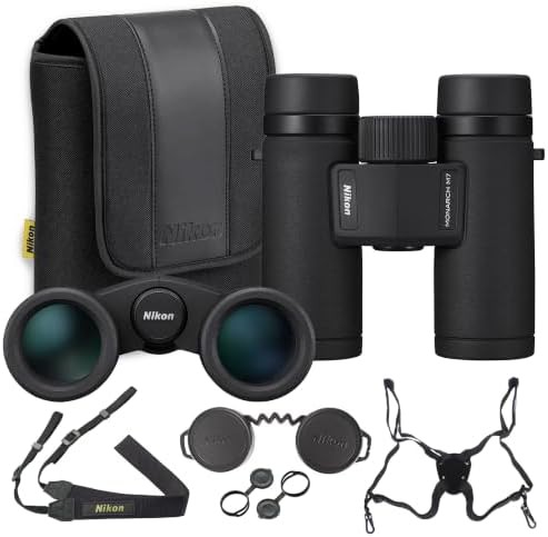 ED glass binoculars with accessory bundle 8x30