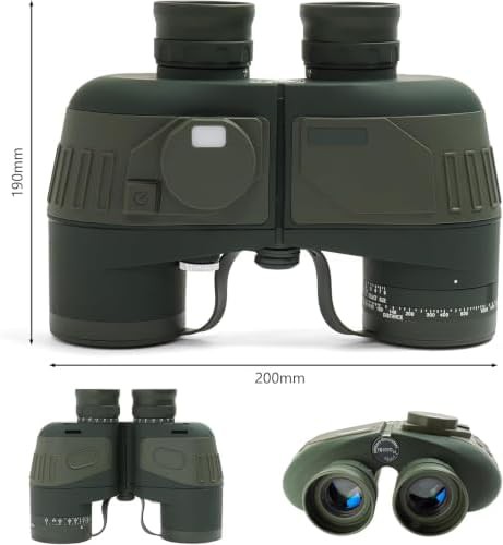 Marine binoculars with compass and rangefinder — photo 5