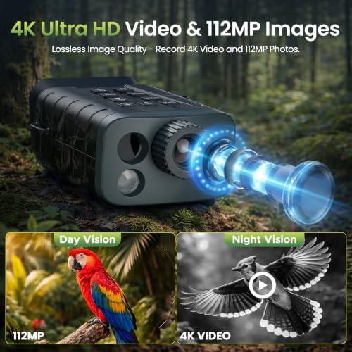 Night vision binoculars with integrated rangefinder — photo 4